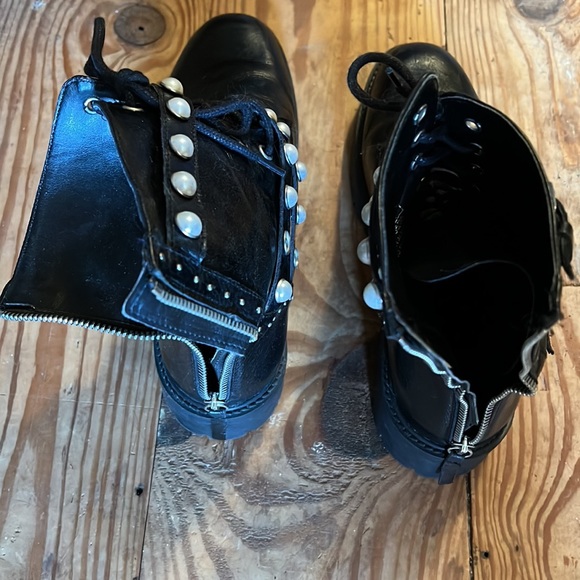 Zara Basic Collection boots with stylish embellishments. Will turn heads! - Picture 2 of 3